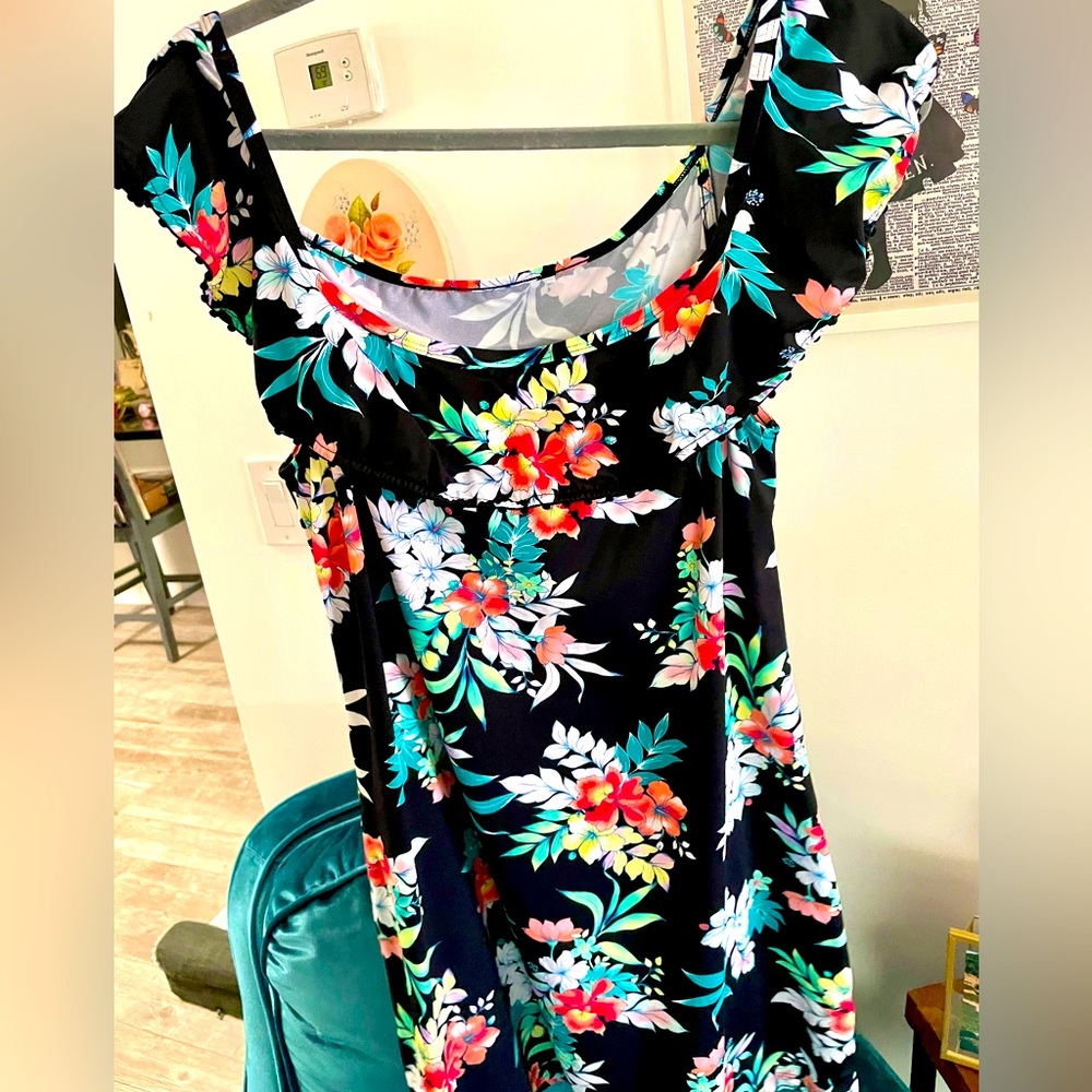 🌺 Tommy Bahama Hibiscus Dress - Size Large 🌺